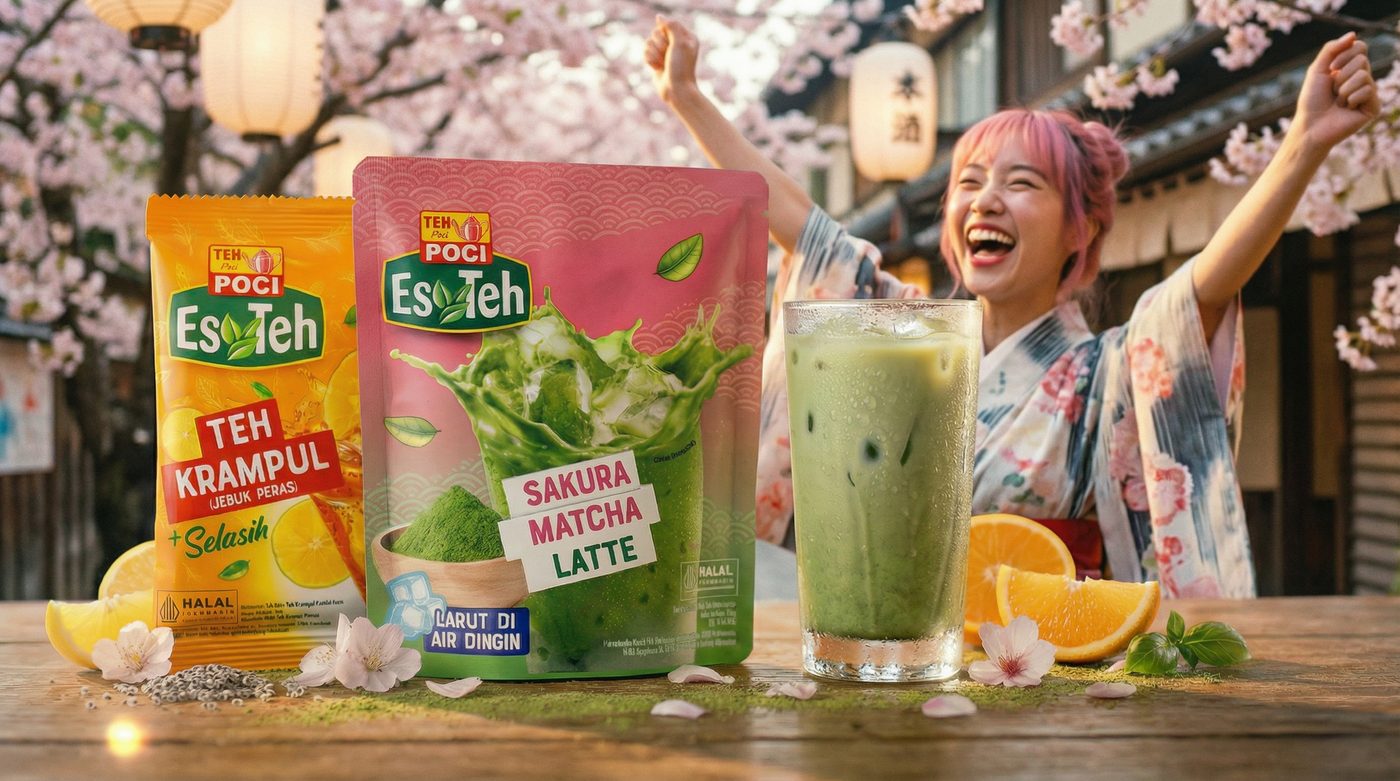 Es Teh Poci Powder campaign